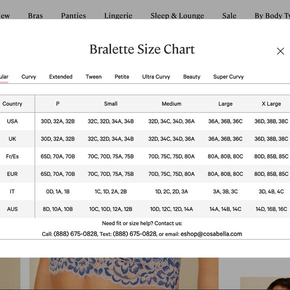 Cosabella Pret a Porter Triangle Bralette, Navy Blue/Canvas, Sz S, EUC - Picture 10 of 10